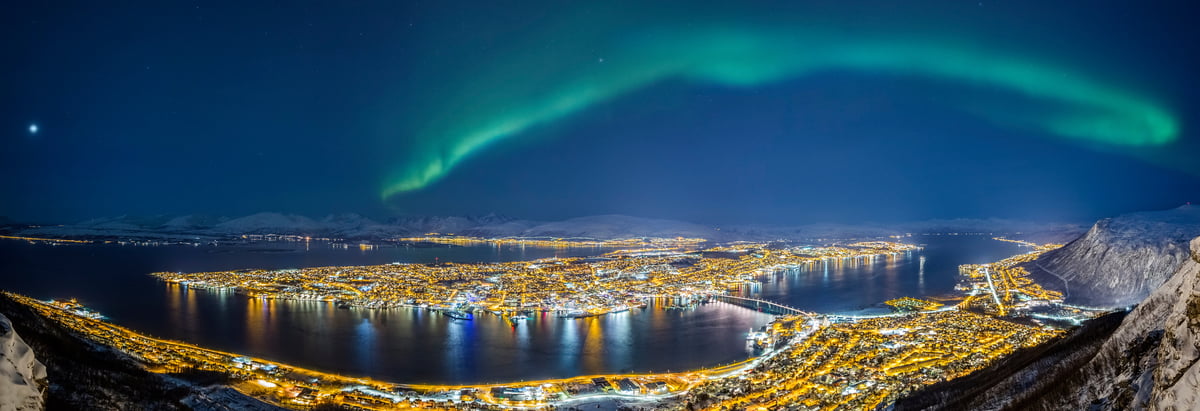 Naturschauspiel Polarlicht