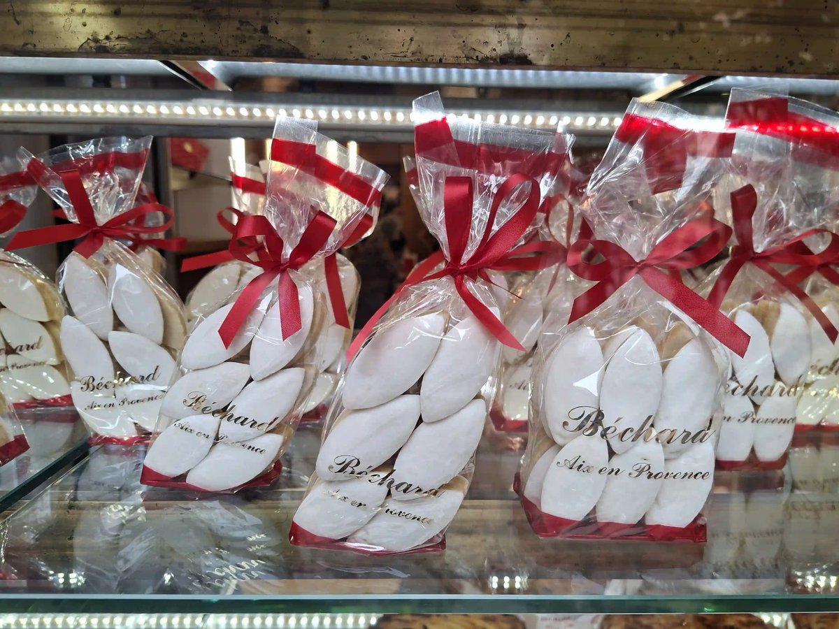 Verpackte Calissons der Confiserie Béchard in Aix-en-Provence.