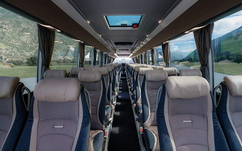 Sièges confortables pour un voyage agréable