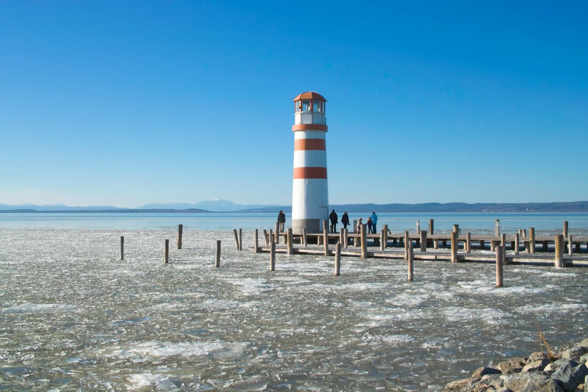 Neusiedler-See im Winter