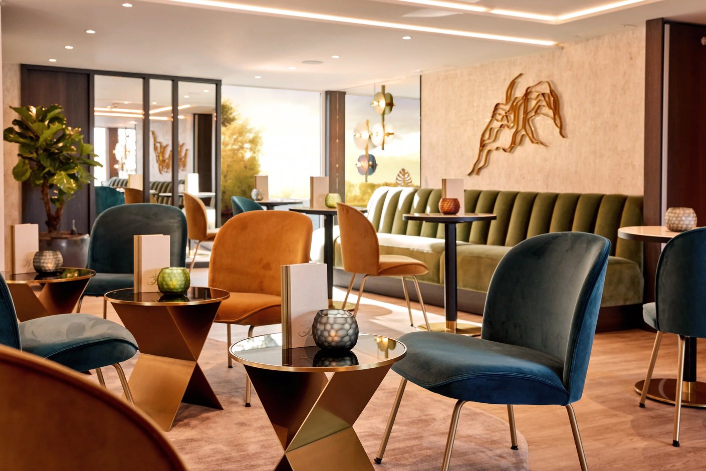 Stilvolles Café Vienna im klassischen Wiener Kaffeehausstil