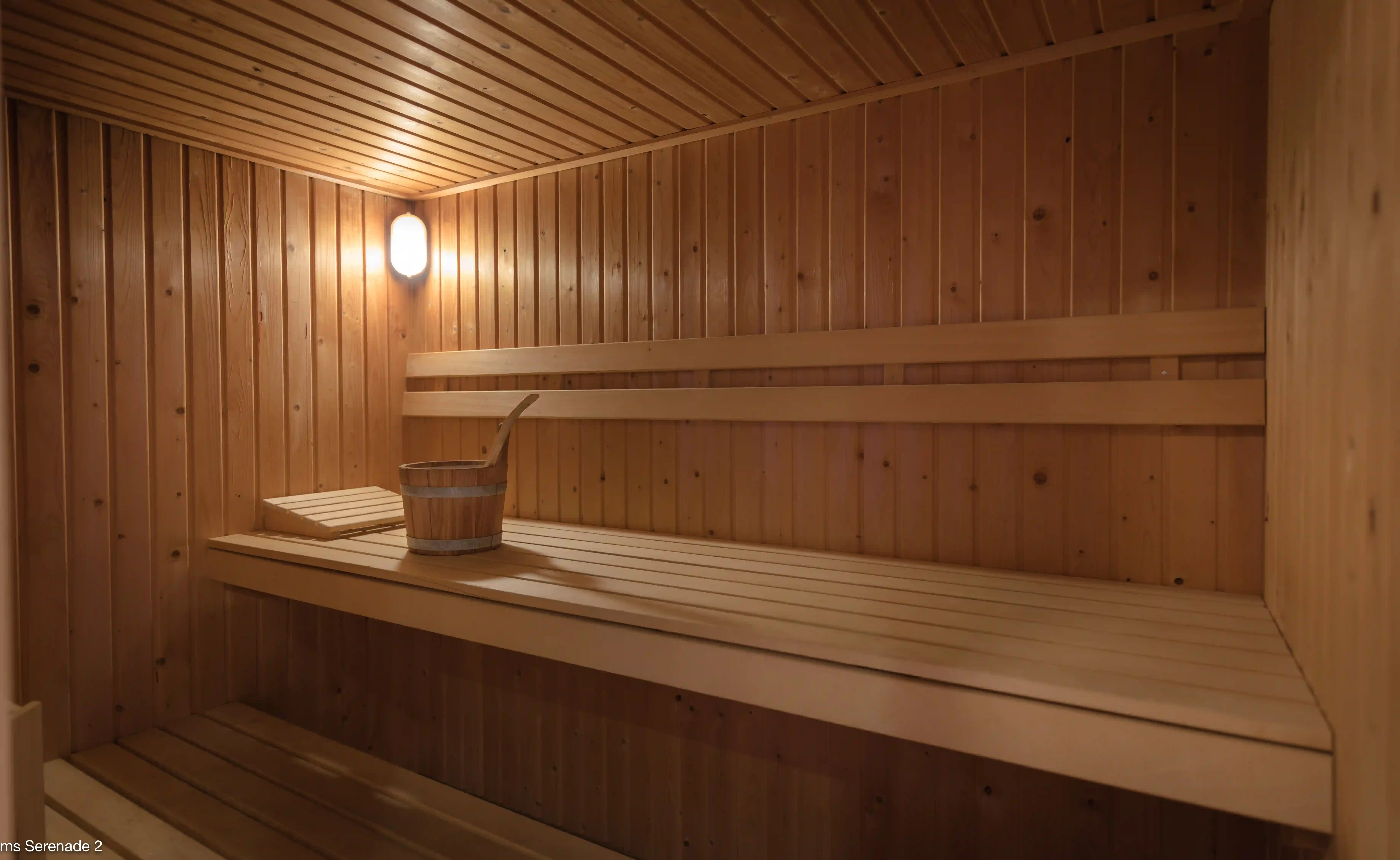 Sauna confortable à bord du MS Serenade 2, idéale pour des moments de détente pendant la croisière