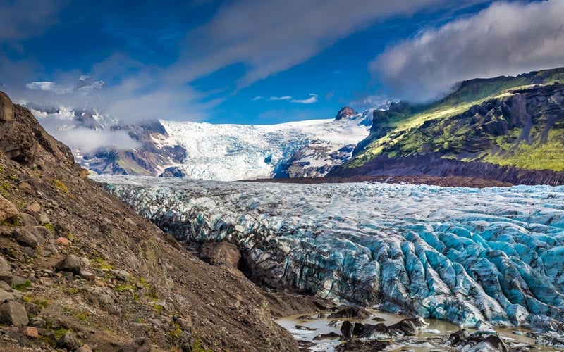 Island_Imposanter Vatnajökull-Gletscher