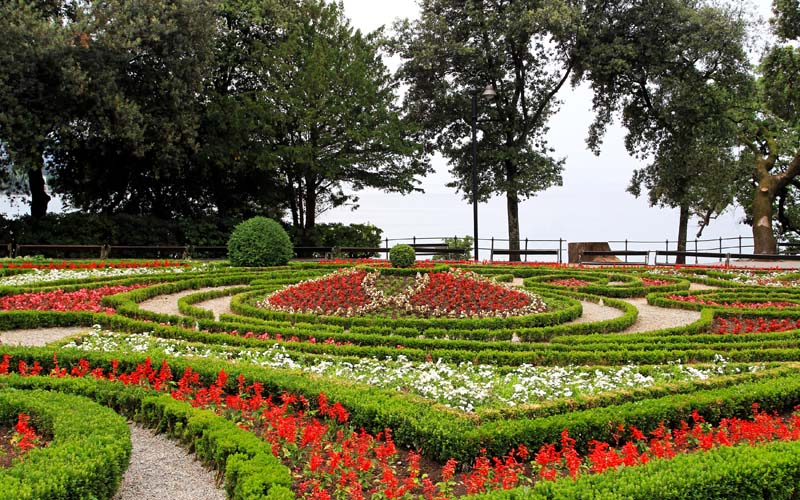istrien-aktion-Grosser Blumenpark in Opatija