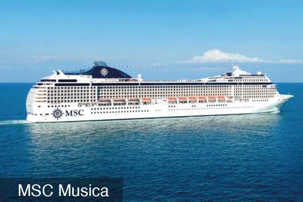 De la Méditerranée aux Canaries - MSC Musica 6